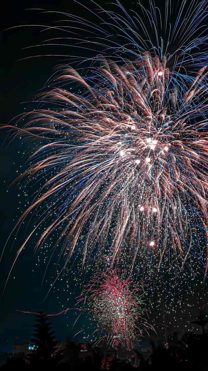 avatar hình nền điện thoại pháo hoa rực rỡ