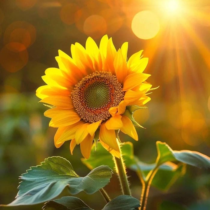 avatar hoa hướng dương tươi sáng
