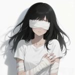 avatar nữ che mặt thể hiện sự kín đáo