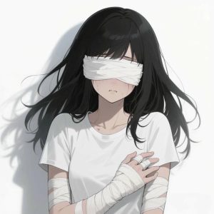 avatar nữ che mặt thể hiện sự kín đáo