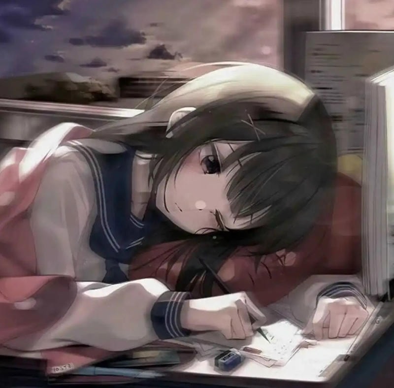 avatar trầm lắng buồn nữ anime