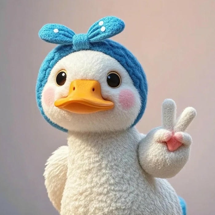 avatar vịt cute mang nét hồn nhiên