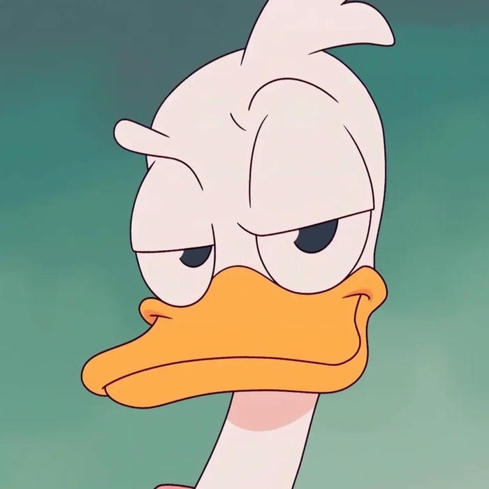 avatar vịt cute mang nét ngộ nghĩnh