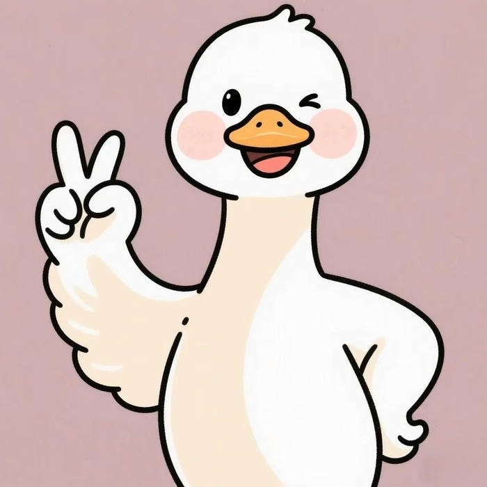 avatar vịt cute nhìn rất đáng yêu