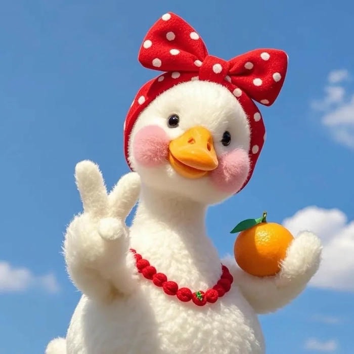 avatar vịt cute phong cách vui nhộn