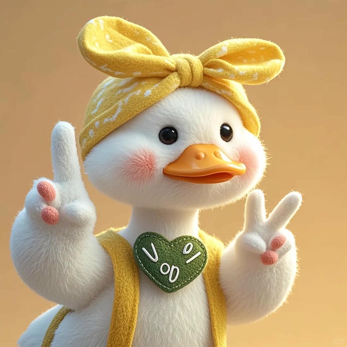 avatar vịt cute phù hợp dùng lâu dài