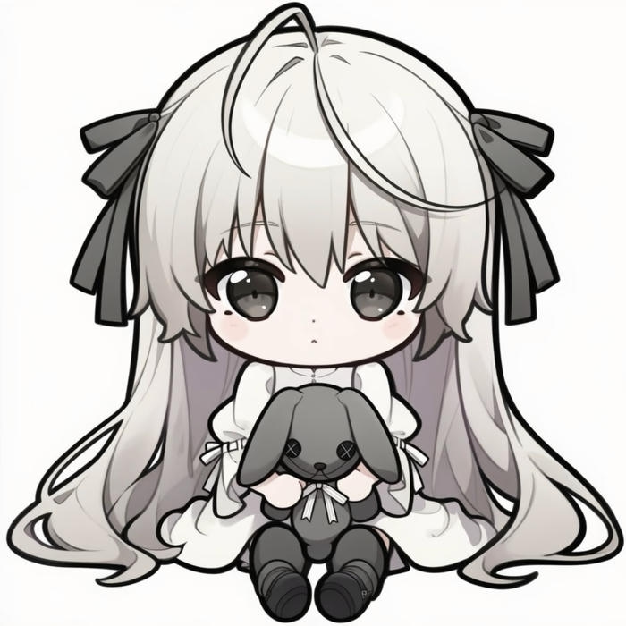 bé chibi girl má hồng