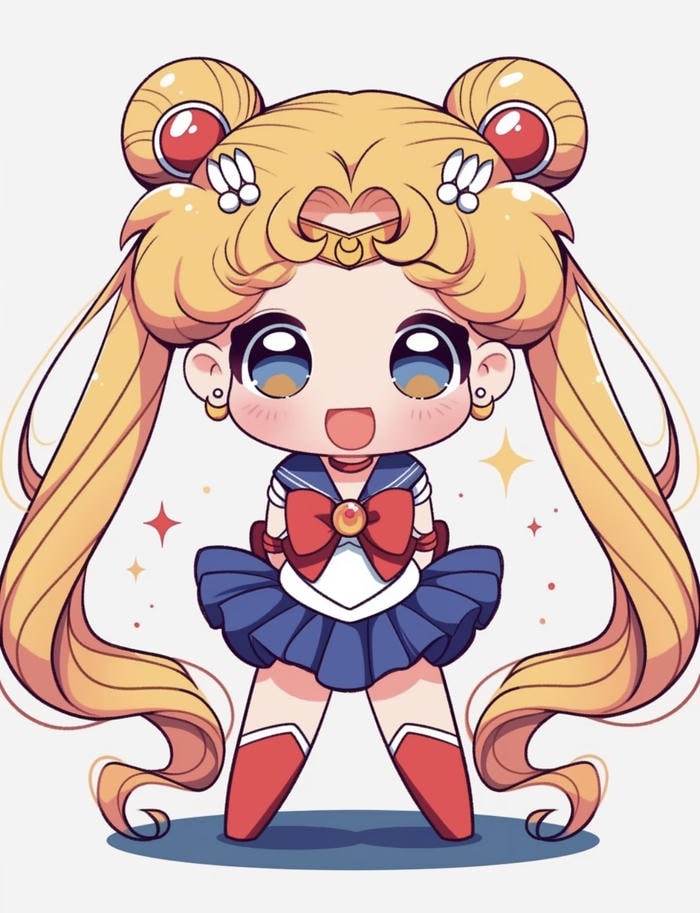 bé gái chibi đáng yêu