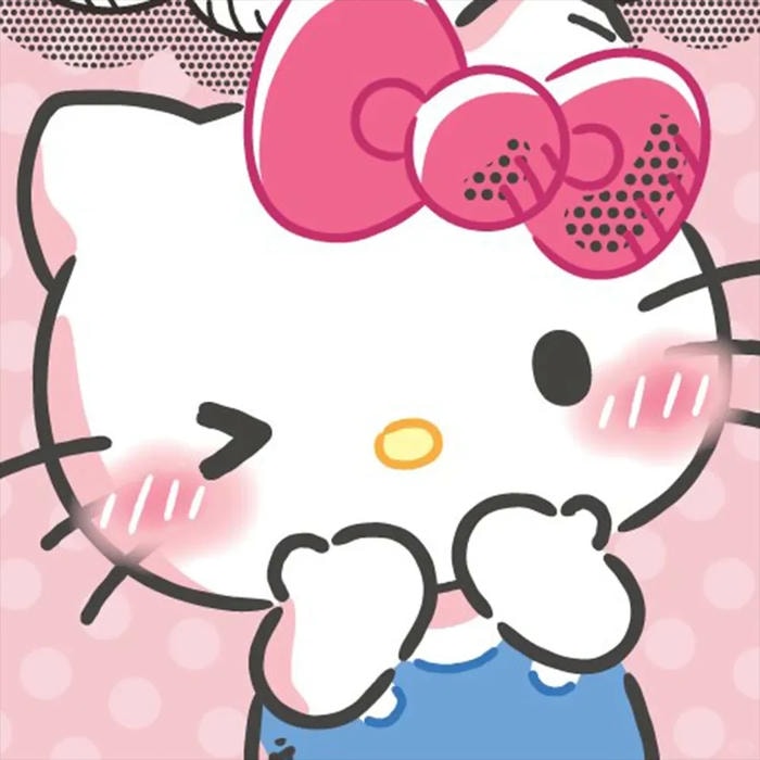 cảm giác ngọt ngào từ avatar hello kitty cute