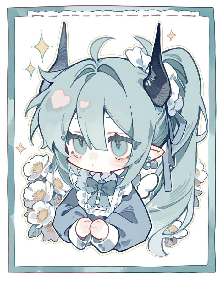 chibi anime dễ thương