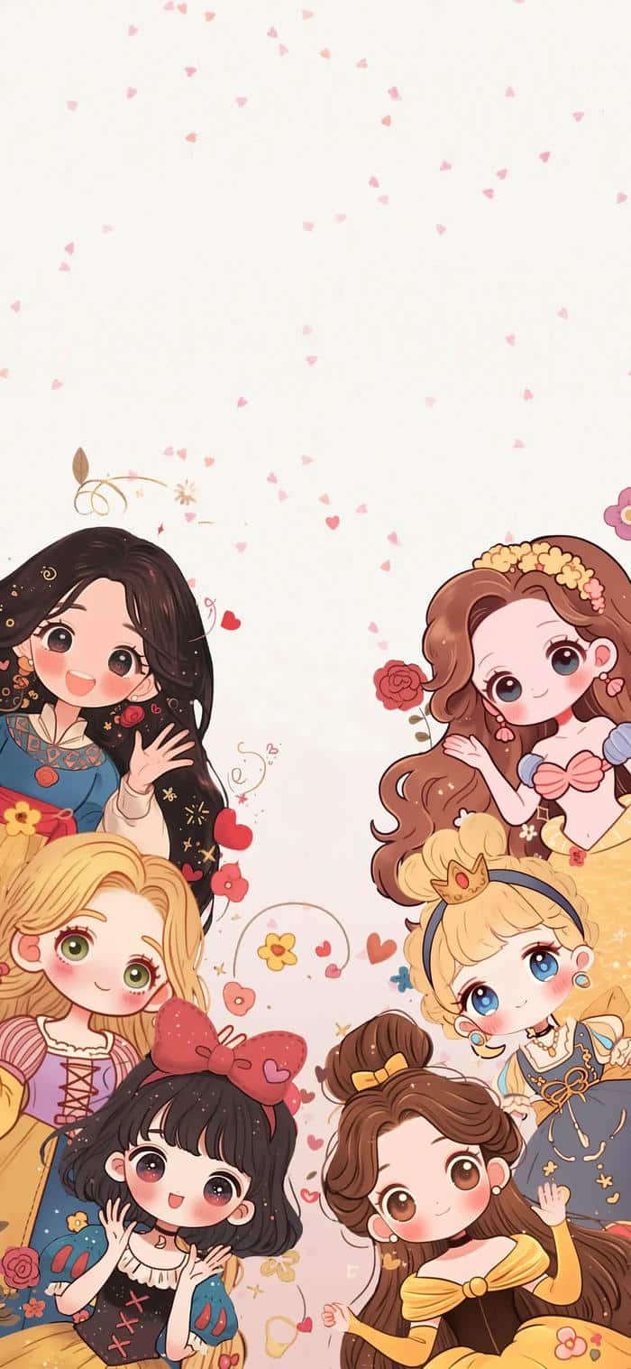 chibi cute đầy màu sắc