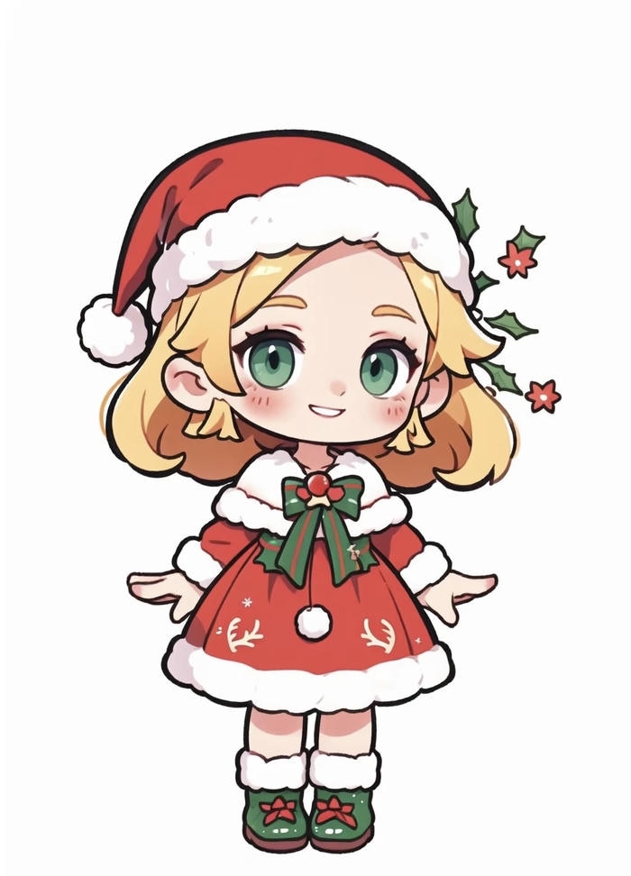 chibi girl phong cách kawaii