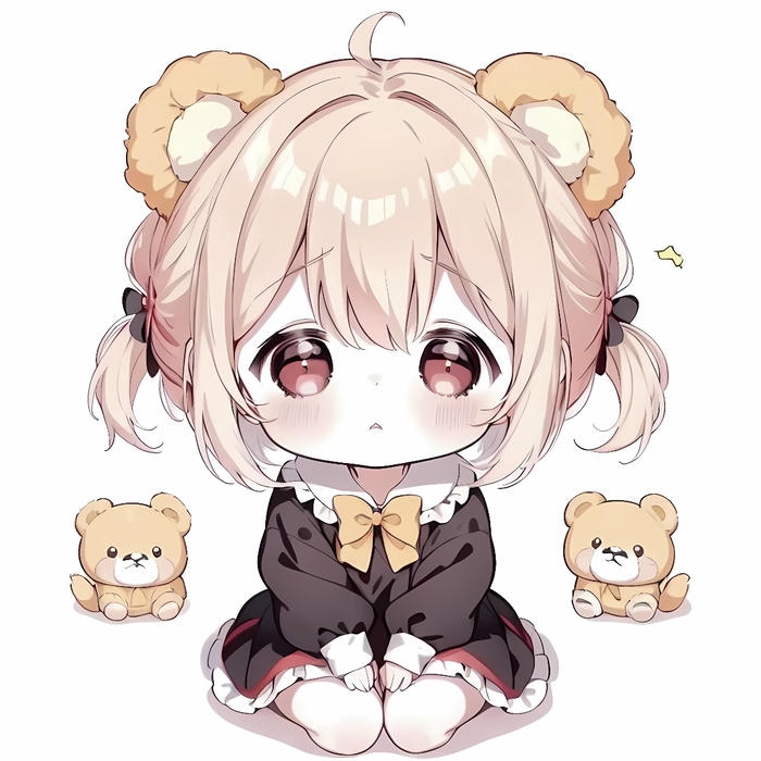 chibi nữ anime đáng yêu
