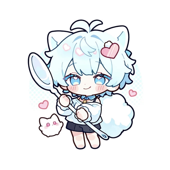 chibi nữ phong cách anime