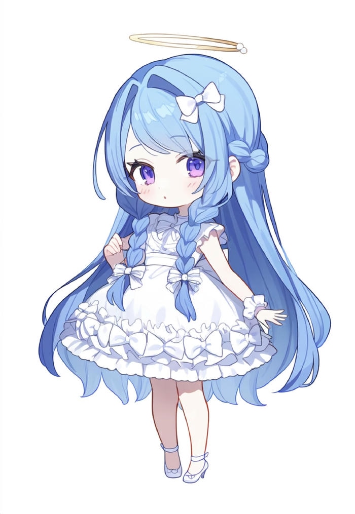 chibi nữ style pastel