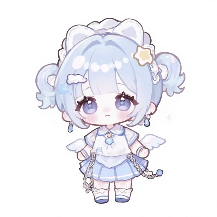 chibi nữ tóc ngắn cute