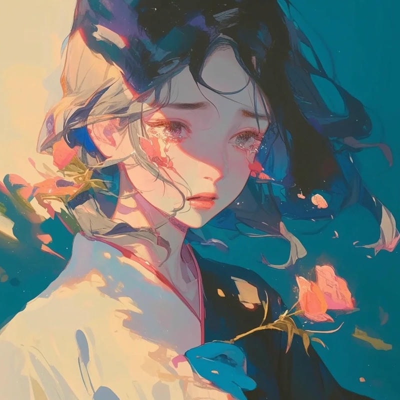 chiều sâu cảm xúc trong avatar buồn nữ anime