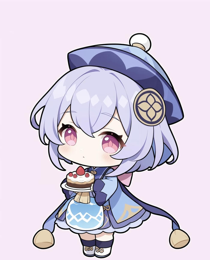 cô gái chibi anime đội mũ