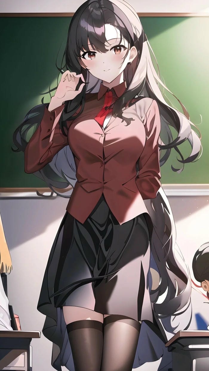 cô giáo anime ôn hòa