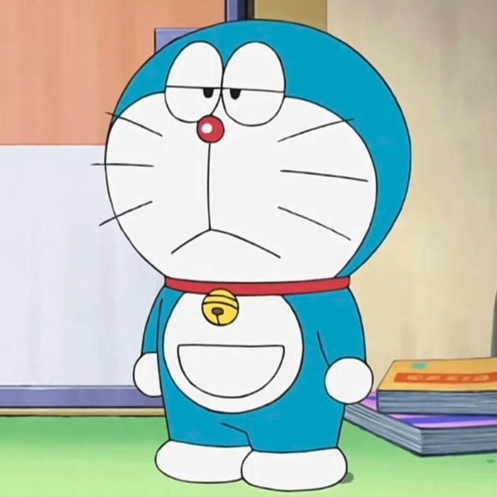 doraemon mặt ngáo