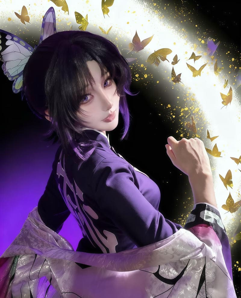 gái xinh cosplay kết hợp phụ kiện hài hòa