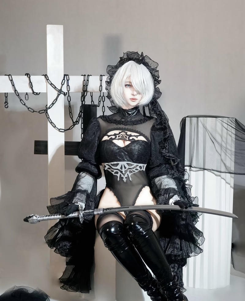 gái xinh cosplay kết hợp trang phục độc đáo