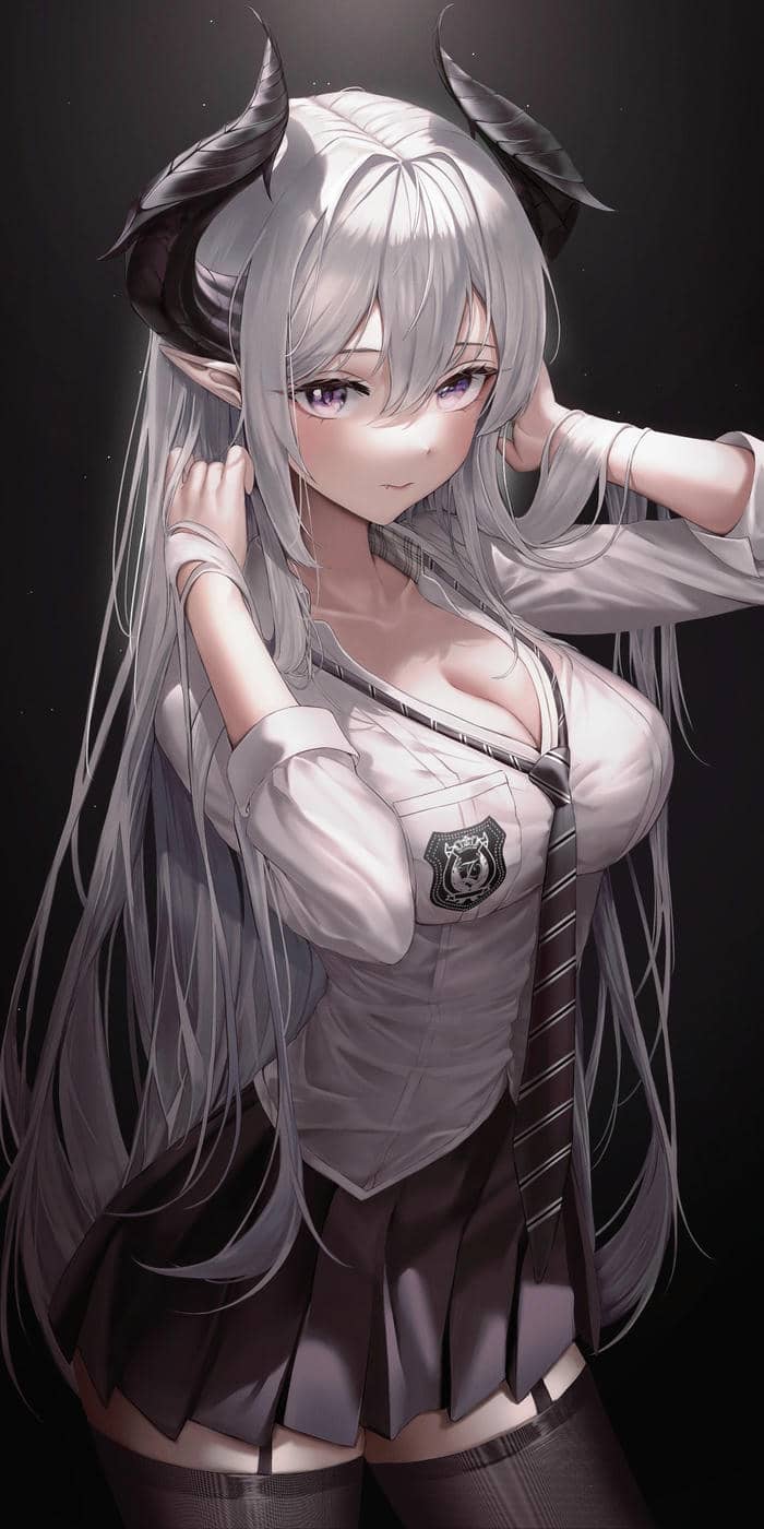 hình ảnh anime girl ngầu