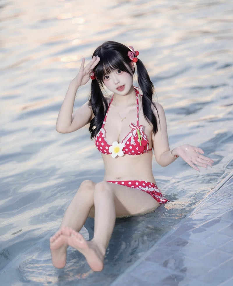 hình ảnh gợi cảm trong cosplay bikini