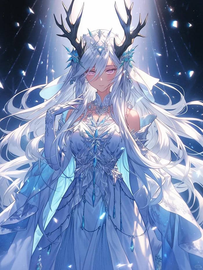 hình anime công chúa lạnh ngầu