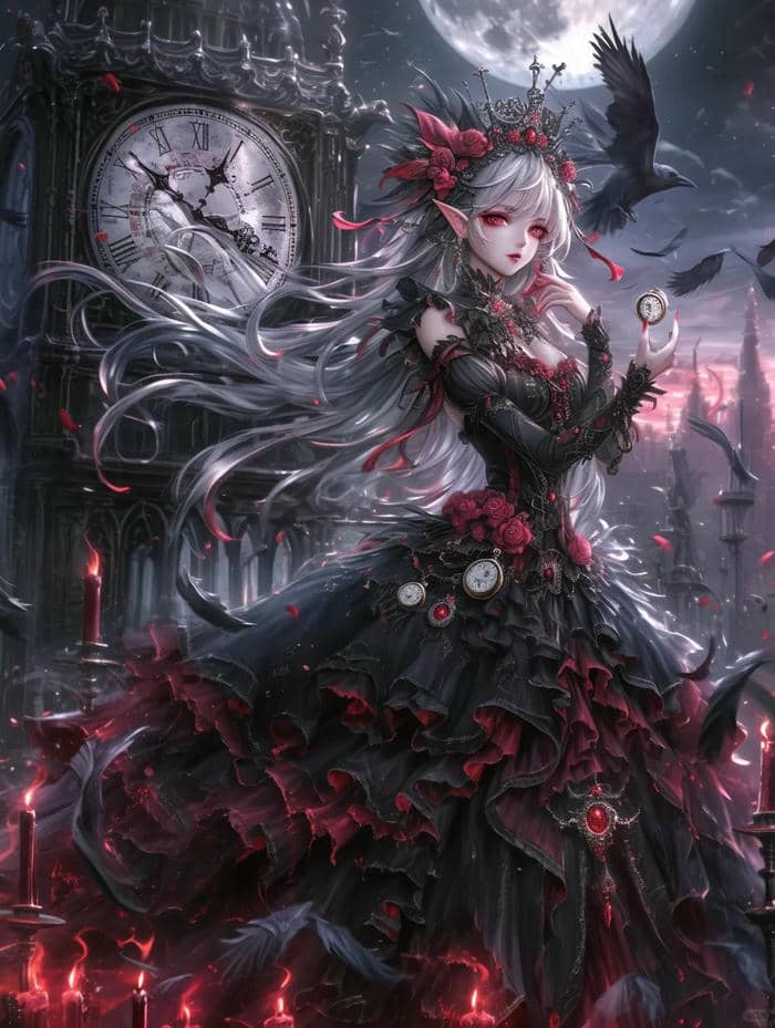 hình anime công chúa lạnh ngọt