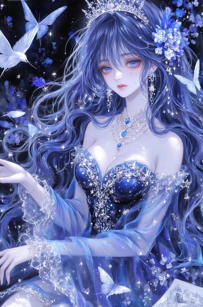 hình anime công chúa mặt lạnh