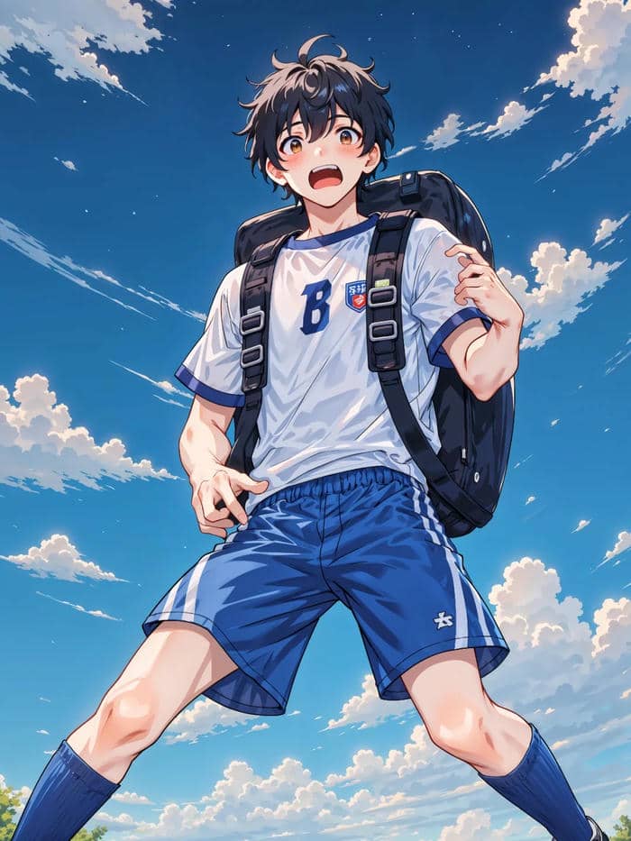 hình anime học sinh chơi thể thao