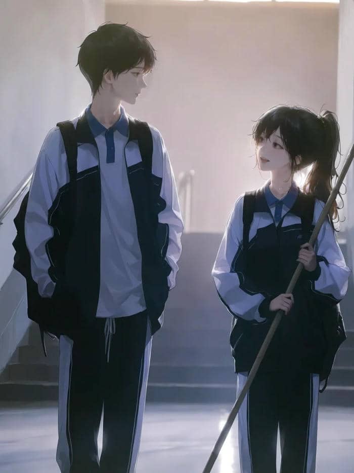 hình anime học sinh profile