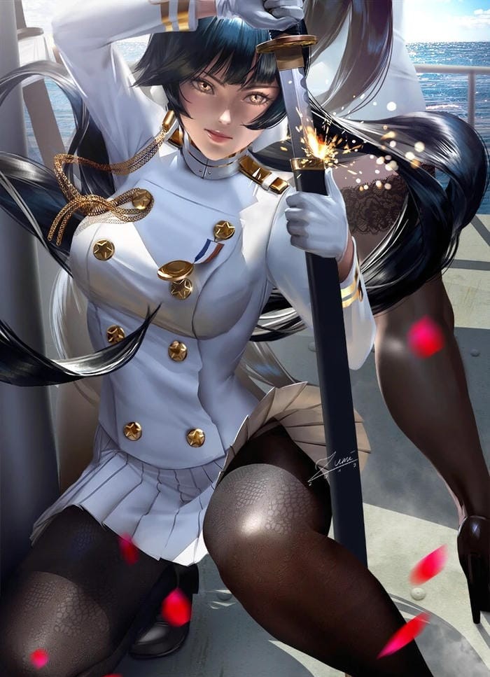 hình anime nữ chiến đấu