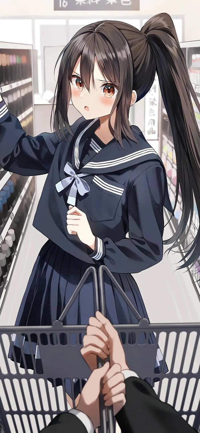 hình anime nữ dễ thương