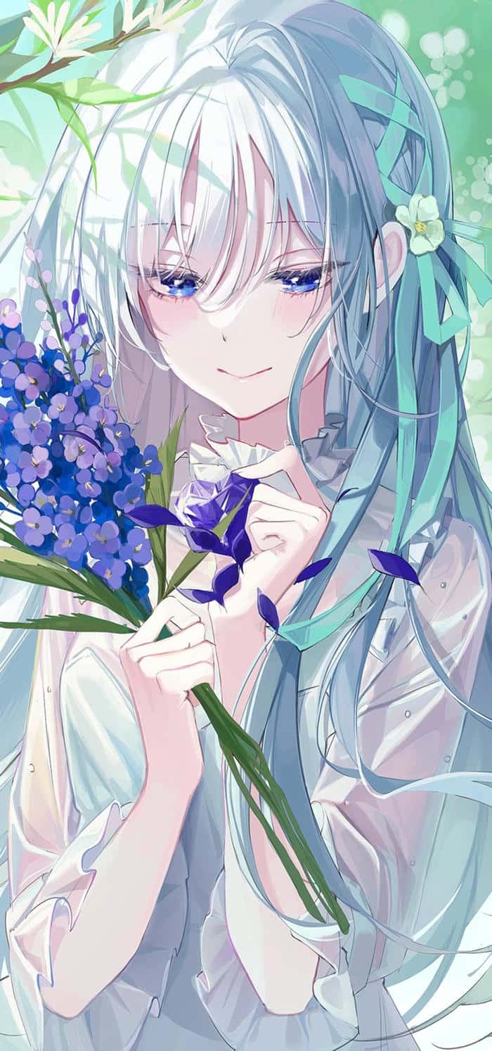 hình anime nữ khóc buồn