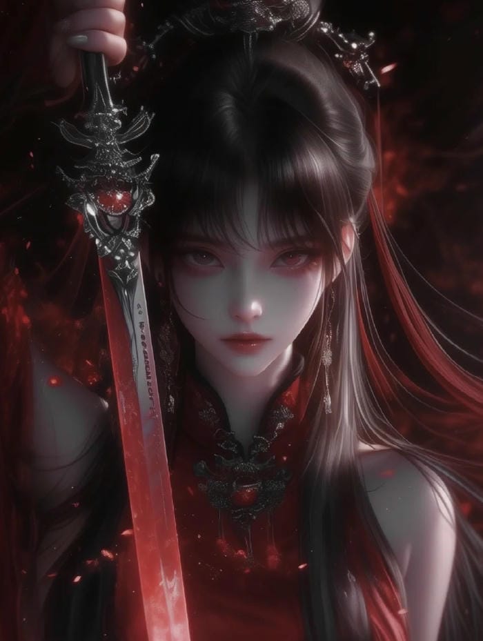 hình anime nữ kiếm đạo