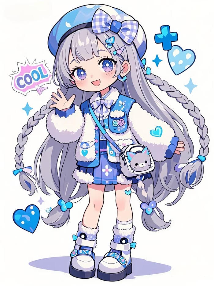 hình chibi girl như thiên thần