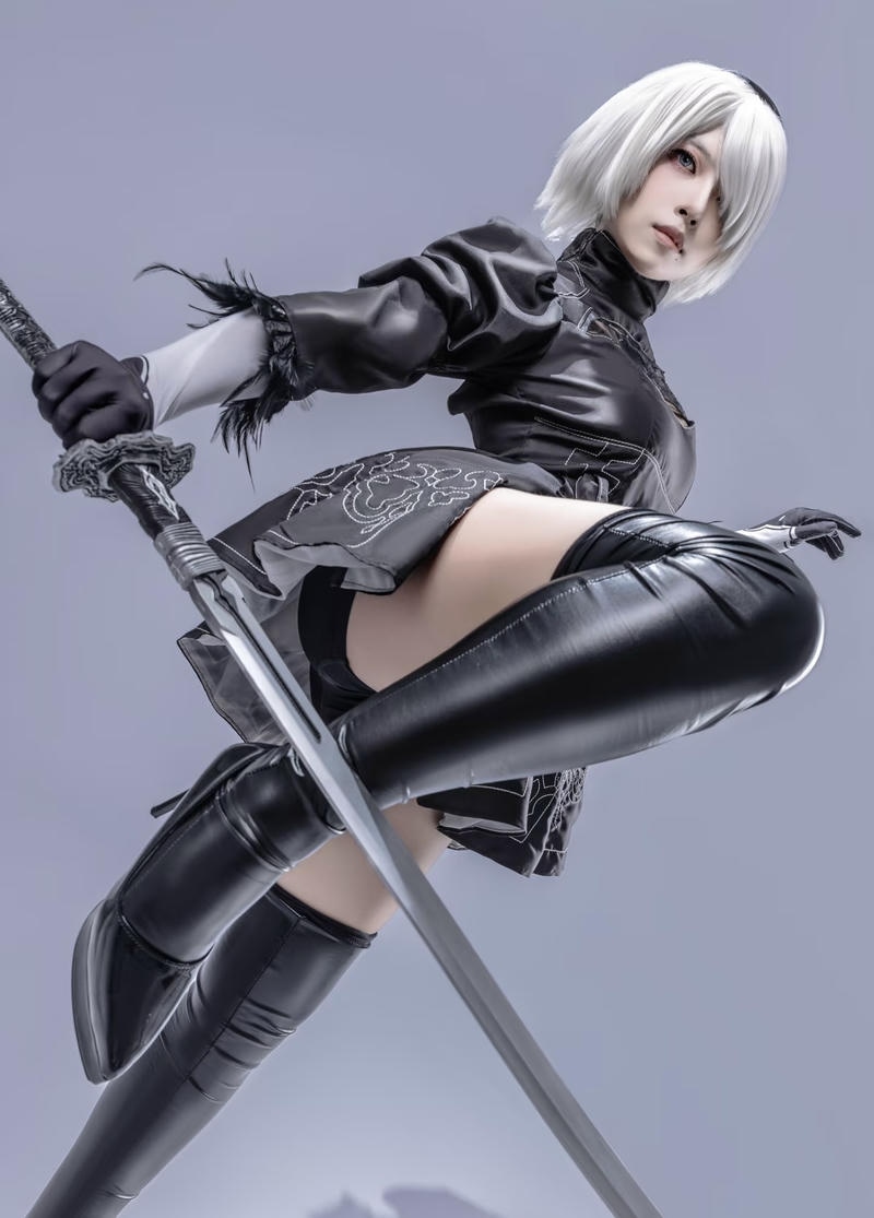 hình gái xinh cosplay khí chất cực ngầu