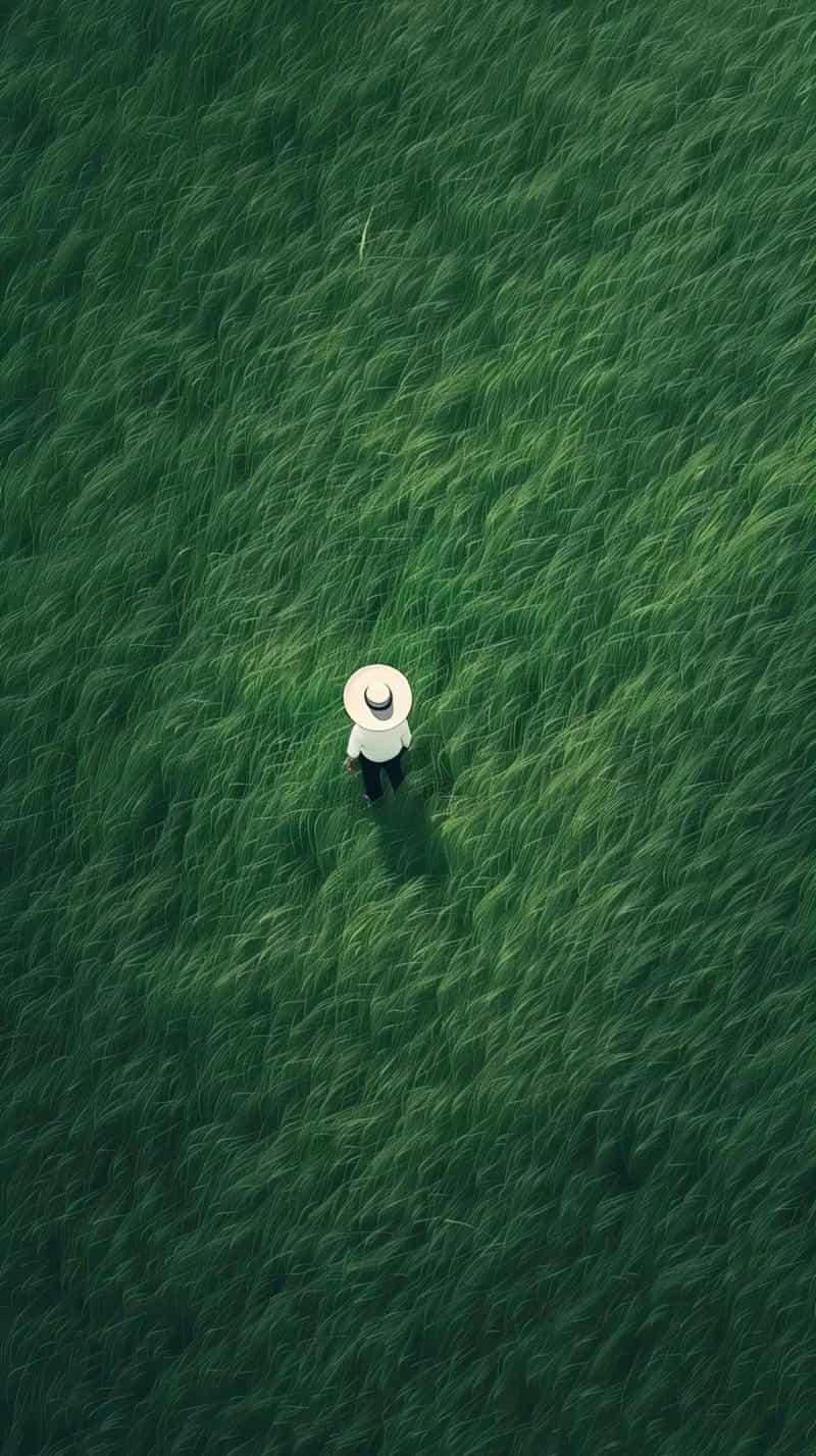 hình nền điện thoại bãi cỏ xanh