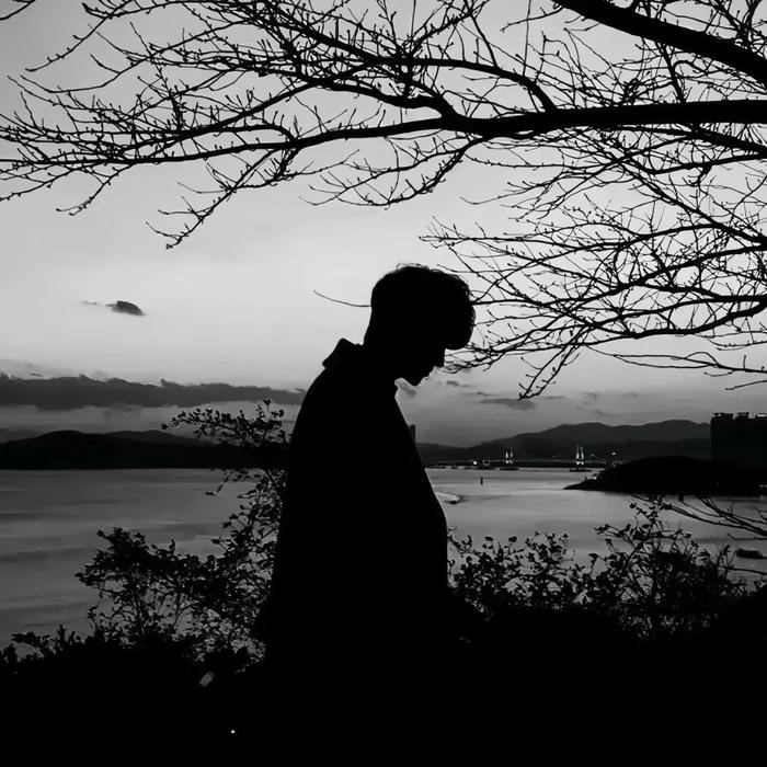 mood dark thể hiện avatar đen buồn