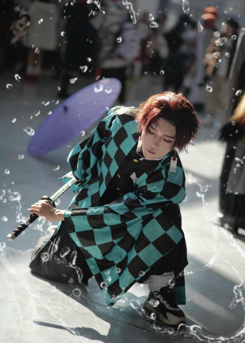 nhân vật Tanjiro Kamado trong ảnh cosplay