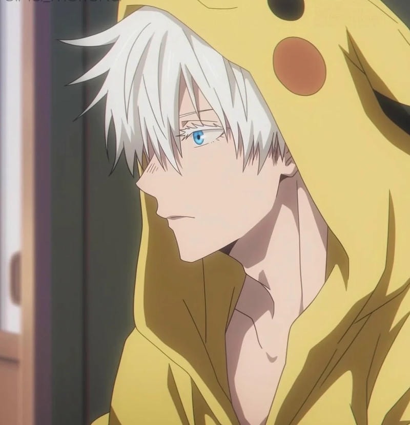 phong cách tối giản avatar gojo