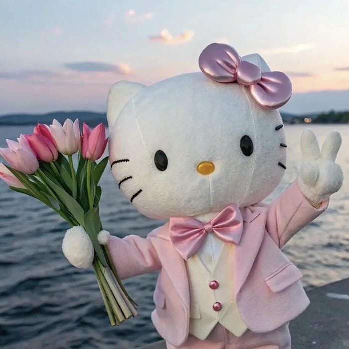 profile cá nhân hợp avatar hello kitty cute