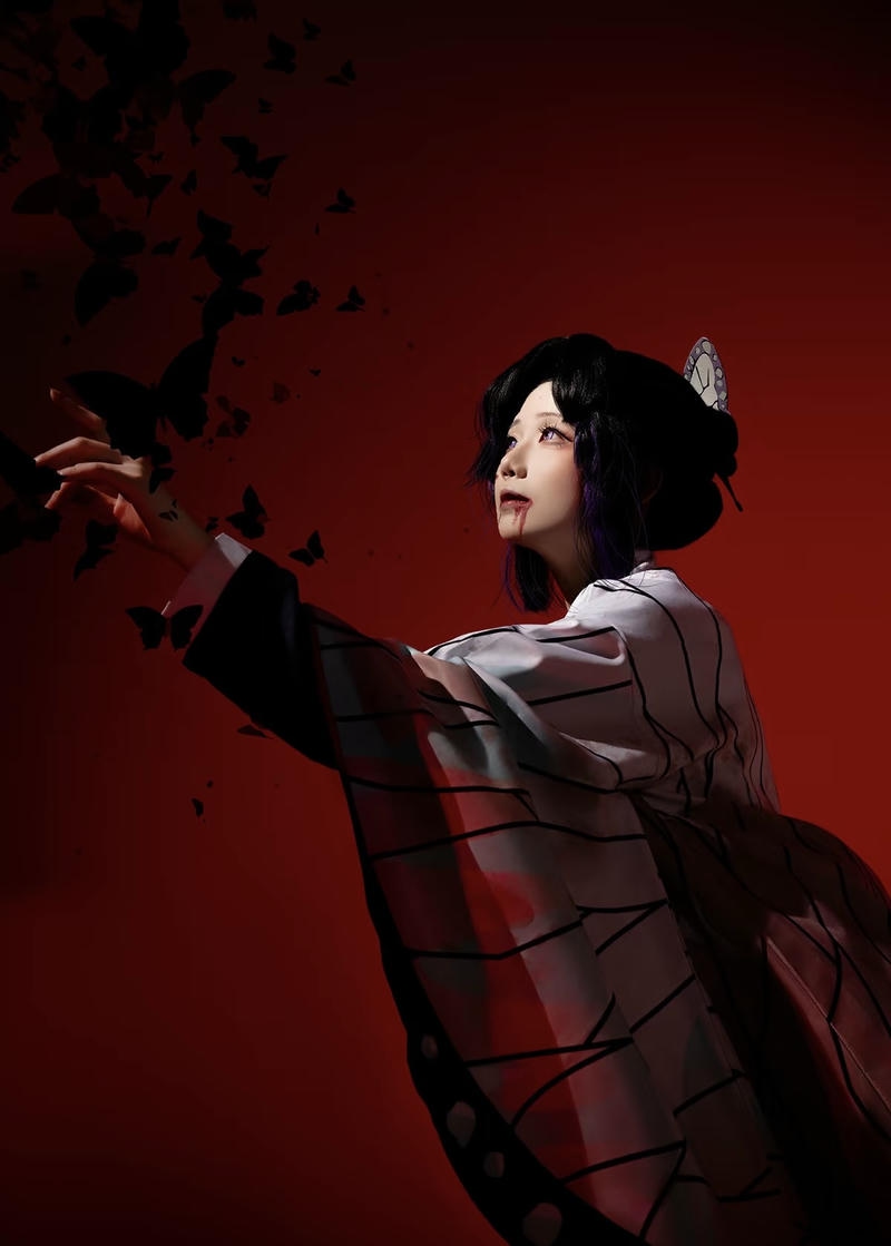 tạo hình quyến rũ pha chất phim demon slayer