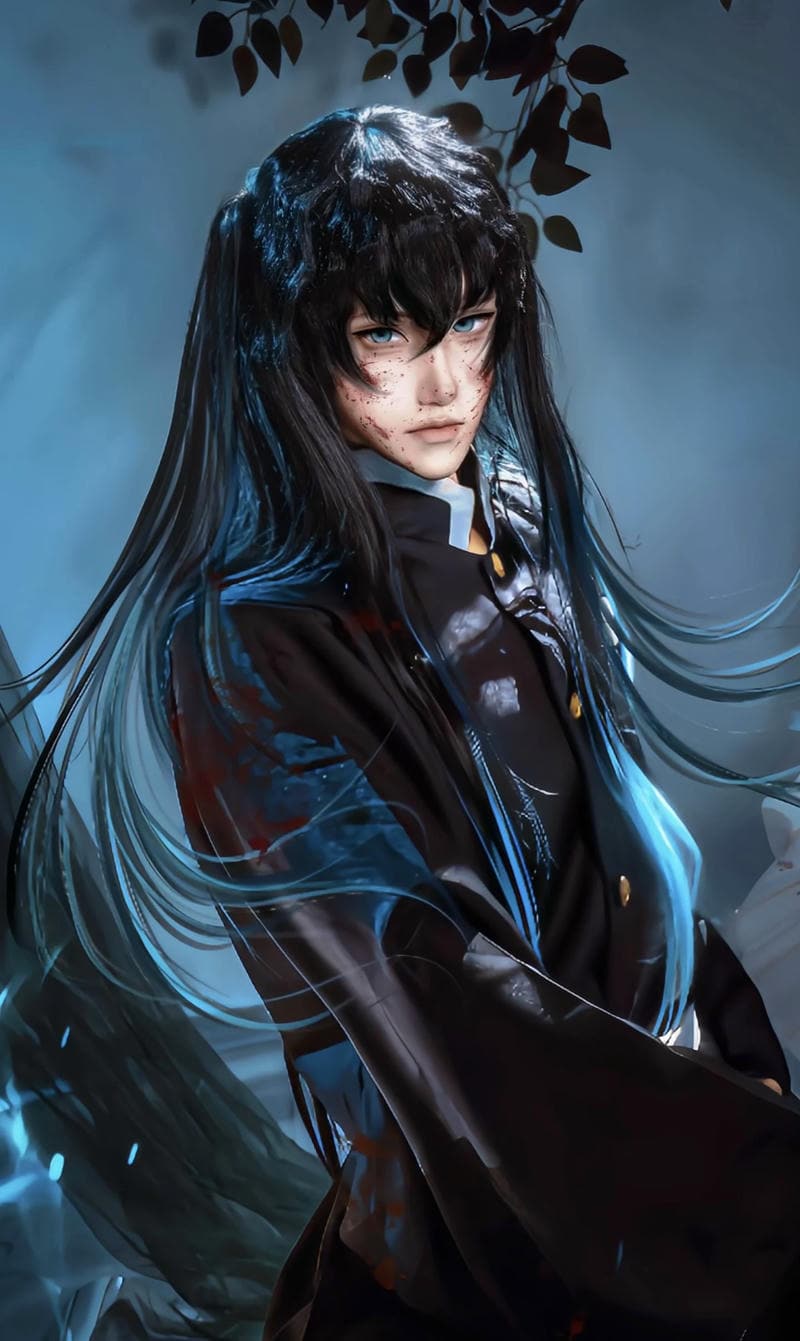 trang phục Inosuke Hashibira trong ảnh cosplay