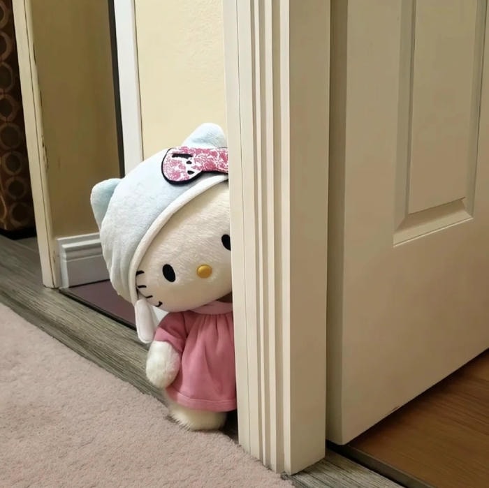 vẻ trong trẻo của avatar hello kitty cute