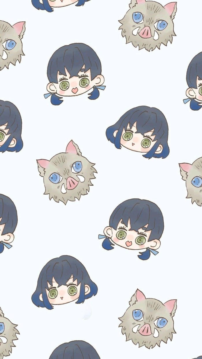 wallpaper chibi màu nhẹ