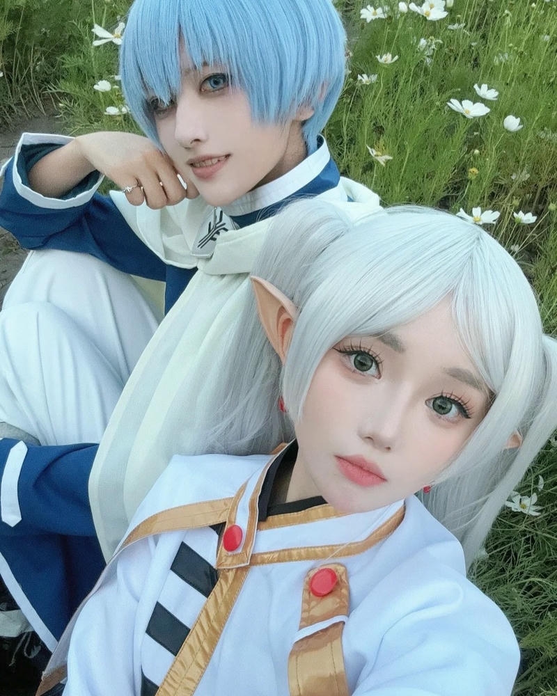Ảnh cosplay frieren xây dựng hình tượng elf