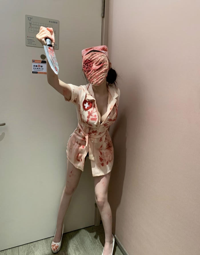 Bức hình cosplay halloween thể hiện ý tưởng lễ hội riêng